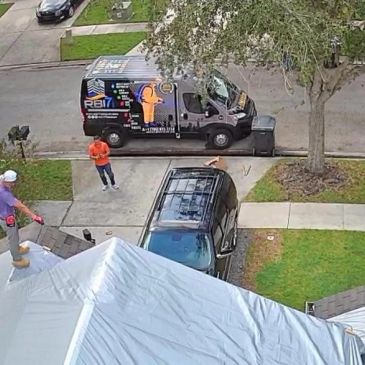 Storm and roof tarping